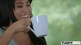 Horny ex-girlfriend craves anal gaping.