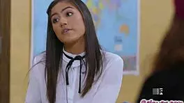 three h students eliza ibarra kendra spade and vanna bardot share naughty kisses