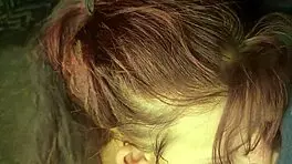 18 year old stepsis milks my cock while i finger fuck her pussy