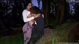 Convincing best friend for outdoor porn video.