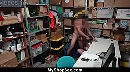 Mall Cops Find Teen's Tight Pussy In Hidden Cam Shop Search.