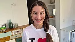 I Seduced My Step Sis in 'I Love Doggystyle' T-Shirt, Banged Her Missionary, and Came Inside