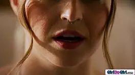 Stick out your fucking tongue so I can ride my pussy on it, squirting in girl on girl action.