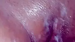 homemade sex with brunette babe in shower, big tits bouncing