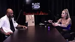 Hey, Julia Fontanelli shows boobs after stressing over anal scene on Sheer Red