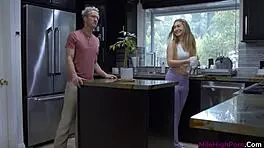 Big boob babysitter Callie Black gets deepthroat and doggy in adult playdate scene