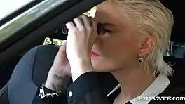 Hot Brunette Rides Cock Hard!