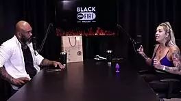 Hey, Julia Fontanelli shows boobs after stressing over anal scene on Sheer Red