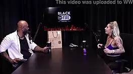 Hey, Julia Fontanelli shows boobs after stressing over anal scene on Sheer Red