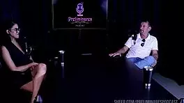 Intense best moments from carlos urach's preliminaries podcast with curvy bia hot and pri melancia