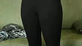 Hazel Ash In Photoshoot With Shiny Button Down