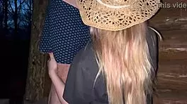 First Time Blowbang With Pregnant Stranger At Barn