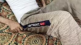 Indian Girlfriend Gives Intense Handjob