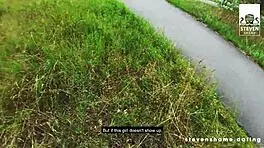 Slut babe loves getting fucked in public