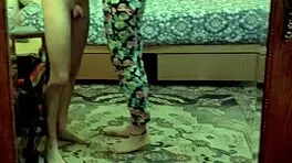 Yo, this teen with pigtails craves cum and sucks cock on her knees! 😜