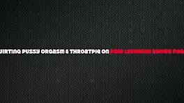 Young wife explores intimate moments in a quick european session