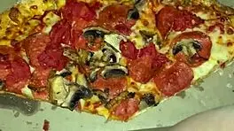 female masturbates on pizza in los angeles