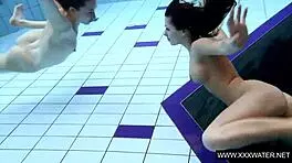 I watch shaved brunette with big tits bathing in shower