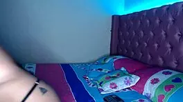 petite teen strips clothes and masturbates intensely