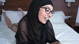 Double Penetration for Arab Slut Aaliyah Yasin - Hijab Full of Cum!