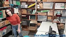 teen thief gets caught and railed hard in reality 😱