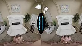 Babysitter's Double Ds Fuck in VR
