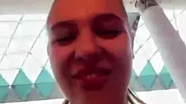 in public, this teen got her pussy creampied after squirting from fingering.