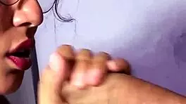 hey, sucking big cock of boyfriend's mexican friend as latina housewife babe 😏