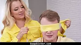 Stepsisters responsible for teen stepbrothers' needs? Taboo swapsister!