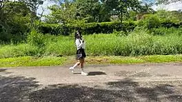 सुंदर पेटाइट 18+ यूनिवर्सिटी गर्ल लॉन्ग-डिस्टेंस बॉयफ्रेंड को धोखा देती है और डॉगीस्टाइल से राइड करती है।