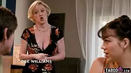 Stepmom saves her stepson for marriage with anal sex instructions!