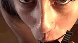 is a blowjob from skinny petite candie cross the best way to start your early morning pov?