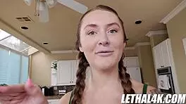 bubble butt babysitter chloe marie gets hardcore!