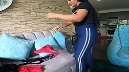 I Haven't Seen My Stepsister In So Long, Squeezed Her White Booty, She Changed Into Something More Comfortable 😏