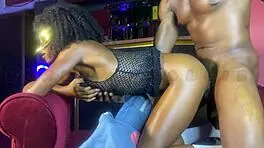 teen bombshell performs with jake in a hot steamy vip lounge setting