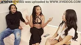 Girlfriend Fucks Stepsister Together 😈