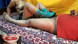 desi bhabhi's tight pussy cheats with friend's deep hardcore pounding