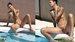 chanel west naked fun with pov sucking fucking creampie pool masturbation