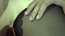 Cute teen 18+ angie on the bed wearing miniskirt and pantyhose takes it in her ass in pantyhose fuck