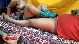 desi bhabhi's tight pussy cheats with friend's deep hardcore pounding