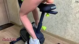 Stepson Pounds Stepmom's Tight Pussy And Anal While Father Is Away