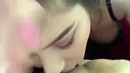 Amateur lesbian oral brings intense orgasm!