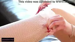 Sugar daddy dumps cum in my wet cunt.