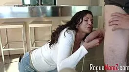 Stepmom And Stepsister Fix Stepson's Huge Cock Boo-Boo