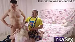 Brazilian Stepsister Flashes Tits At Gym, Tempting Uncle And Father-In-Law.