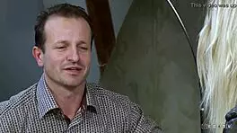 Petite Blonde Licks Cum After Sex