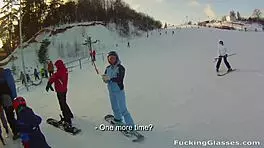 Snowboarder Chick Rosemary Moyer Craves Hard Cock After Slopes