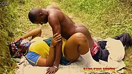 Mr Burna Pounds Sofia's Ass Doggystyle in Bush Creampie Adventure