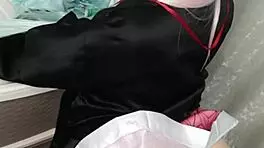 Hey, my virgin friend lets me borrow her huge tits for some bedroom fun over 18