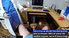 Aria Nicole's intense POV blast of jizz in latex domination